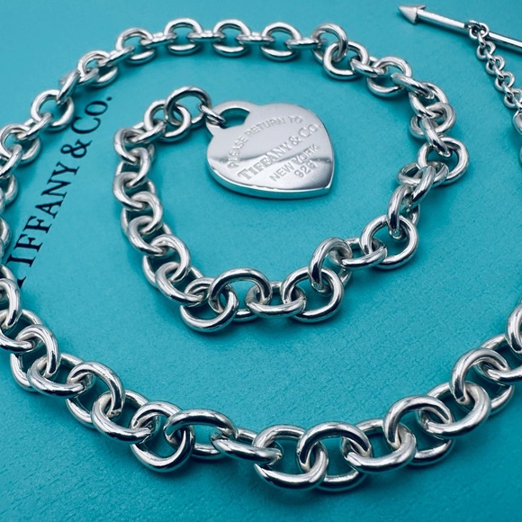 Tiffany & Co. Return To Lovestruck Necklace 16” in Silver with Packaging - Picture 9 of 12